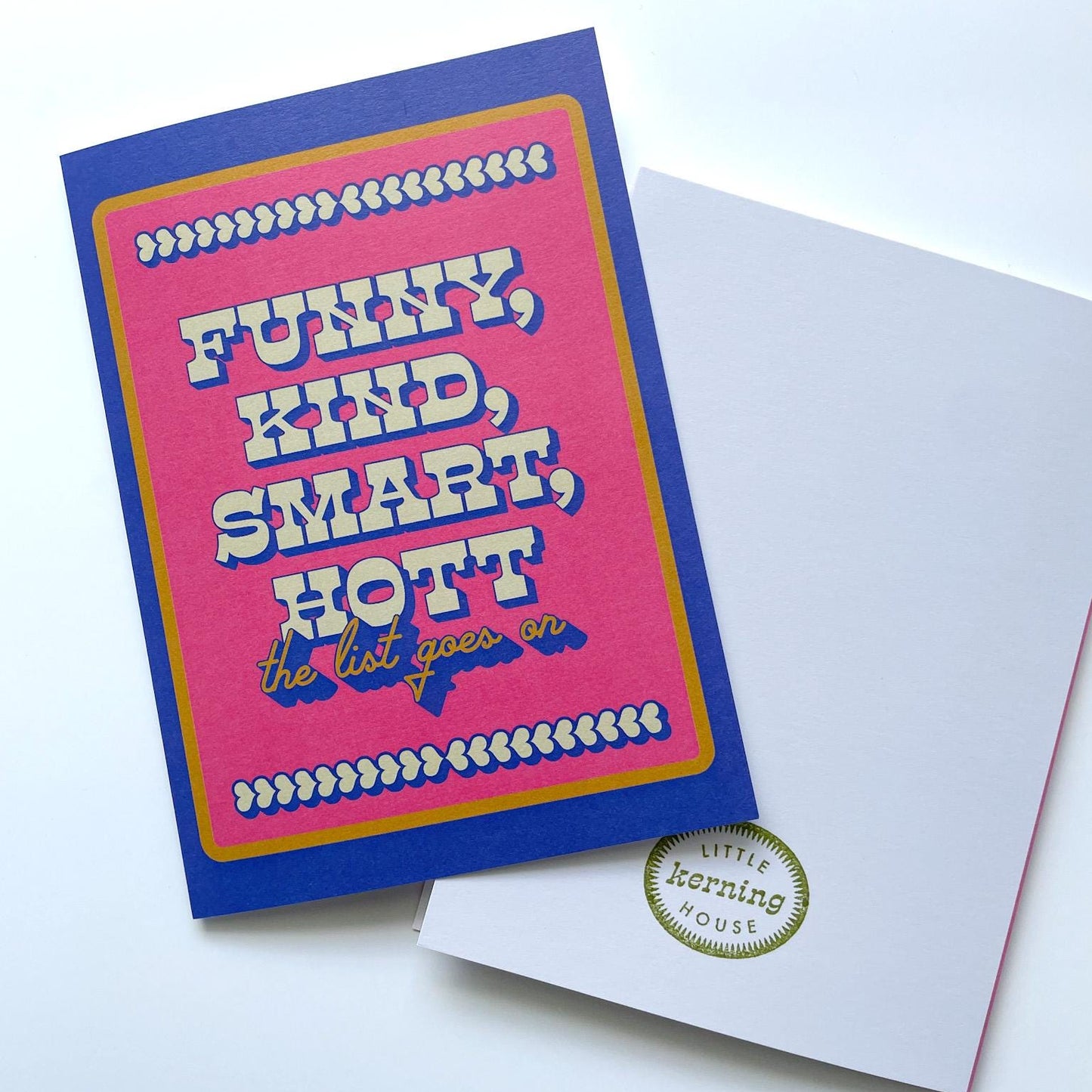 List of Compliments Greeting Card