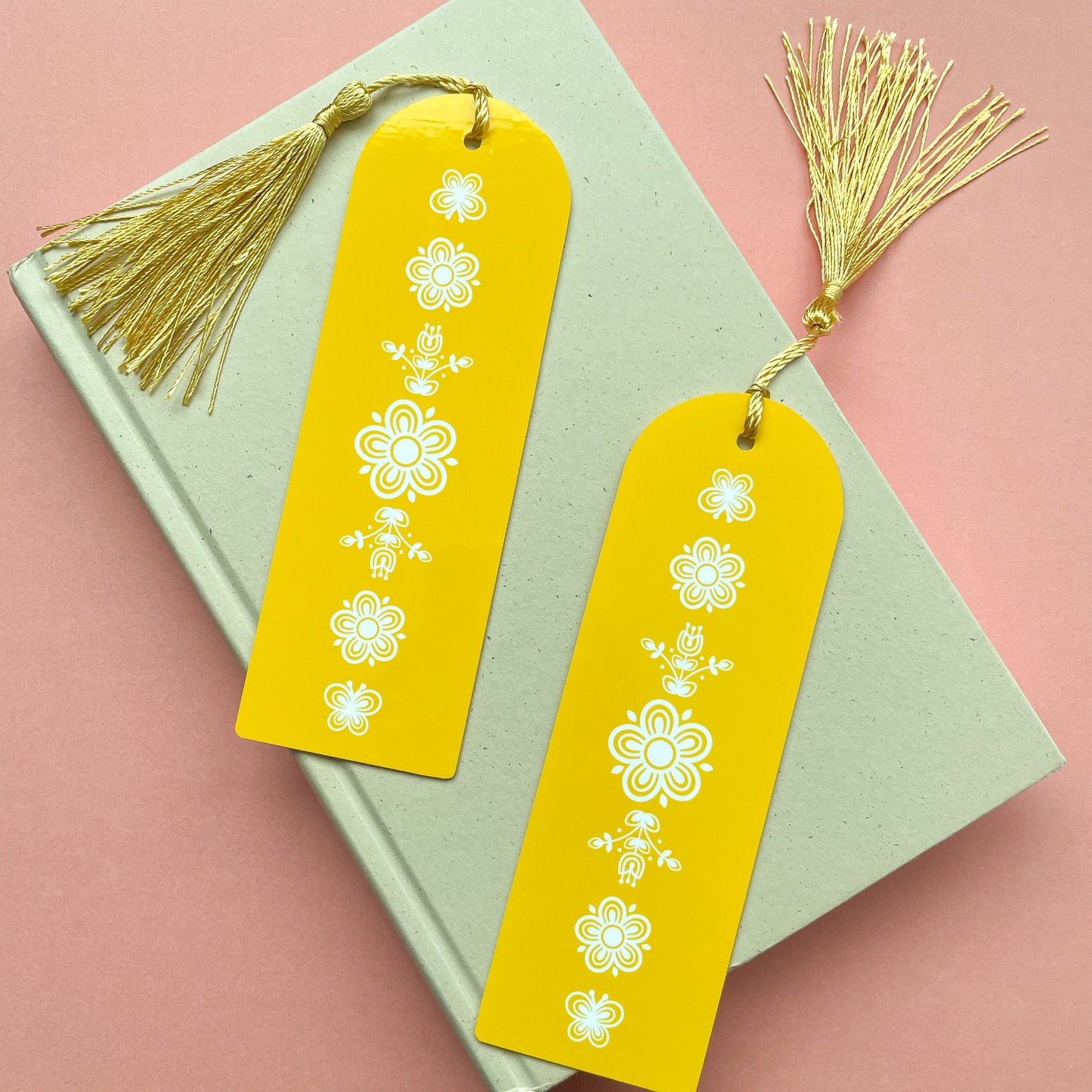 Golden Butterfly Acrylic Bookmark