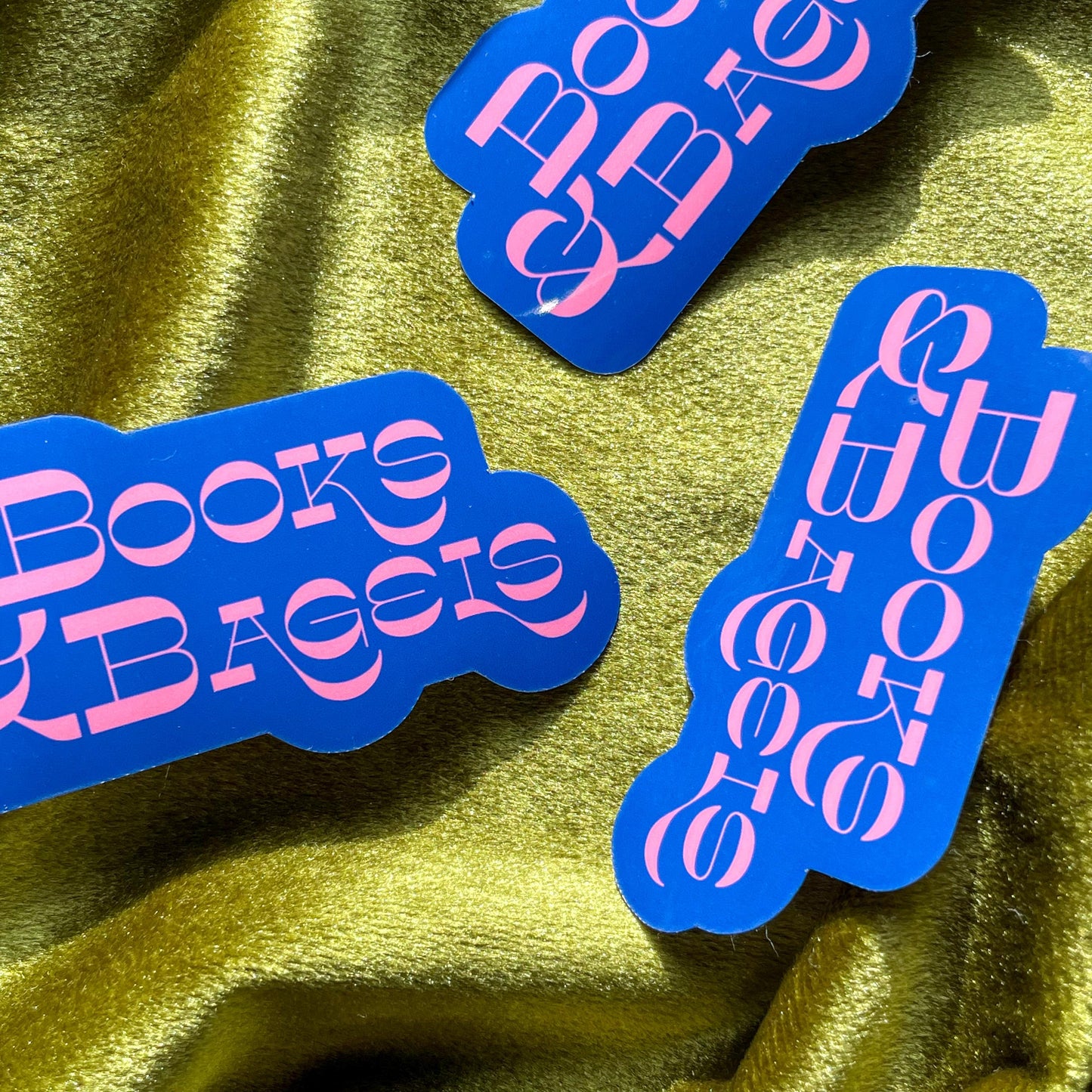 Books and Bagels Sticker