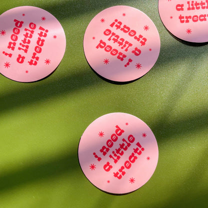 Pink Little Treat Sticker