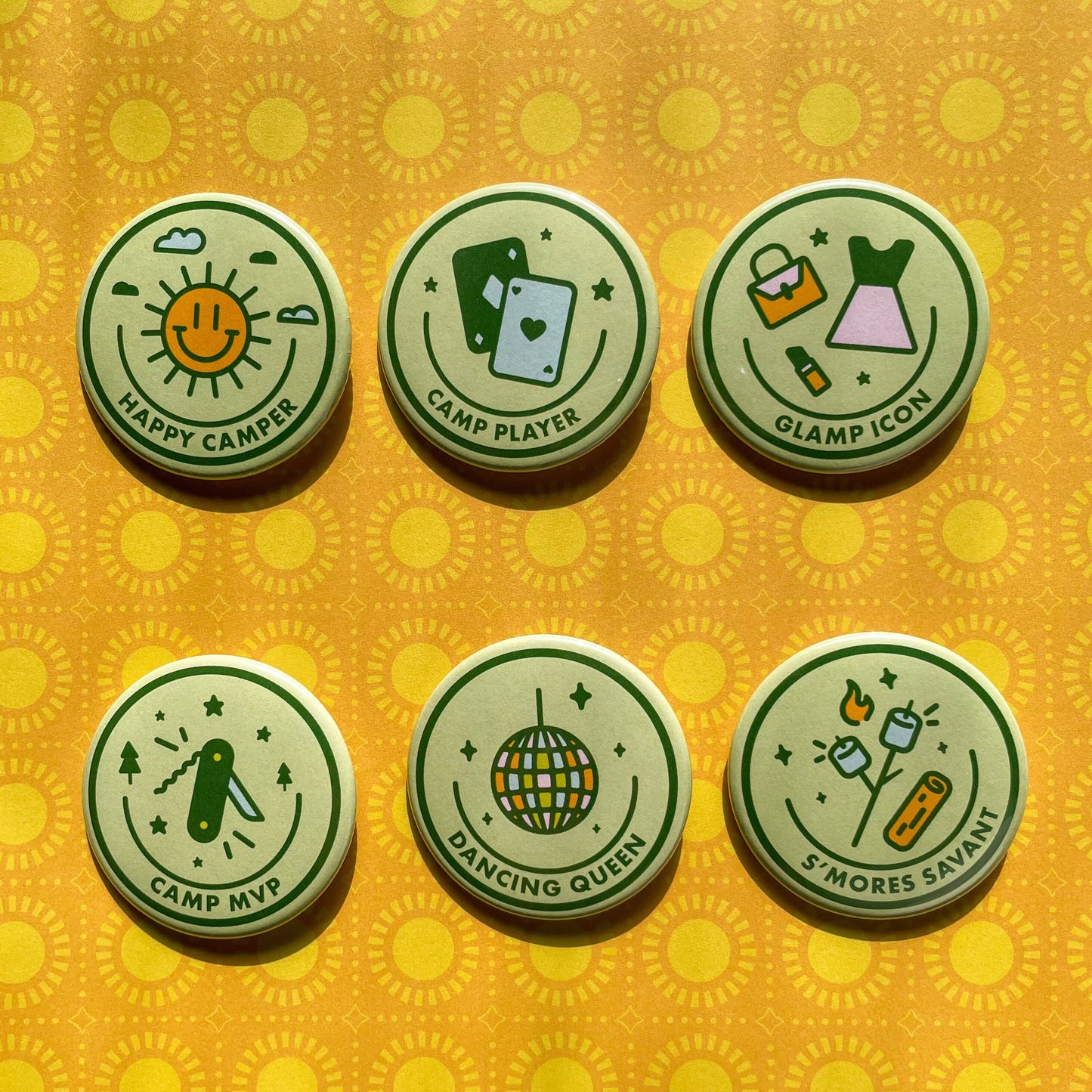Camping Bachelorette Merit Badges