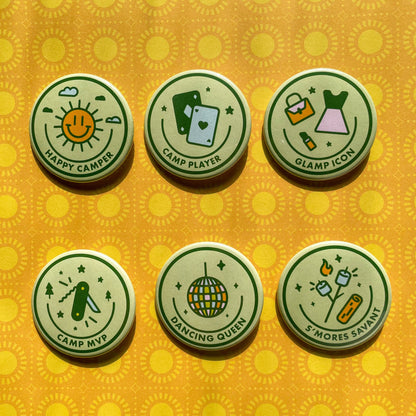 Camping Bachelorette Merit Badges
