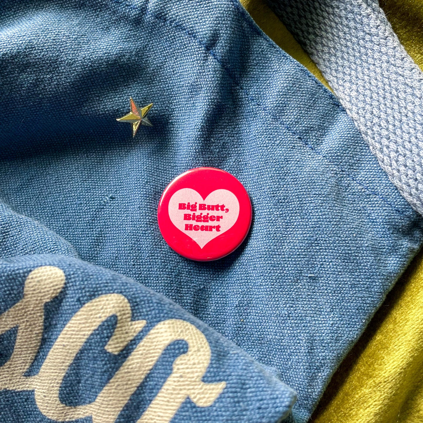 Big Butt Big Heart Pin