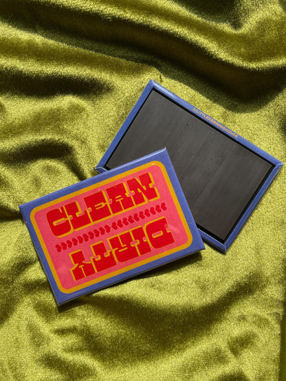 Dishwasher Magnet, Colorful Eclectic Clean and Dirty Dish Tracker