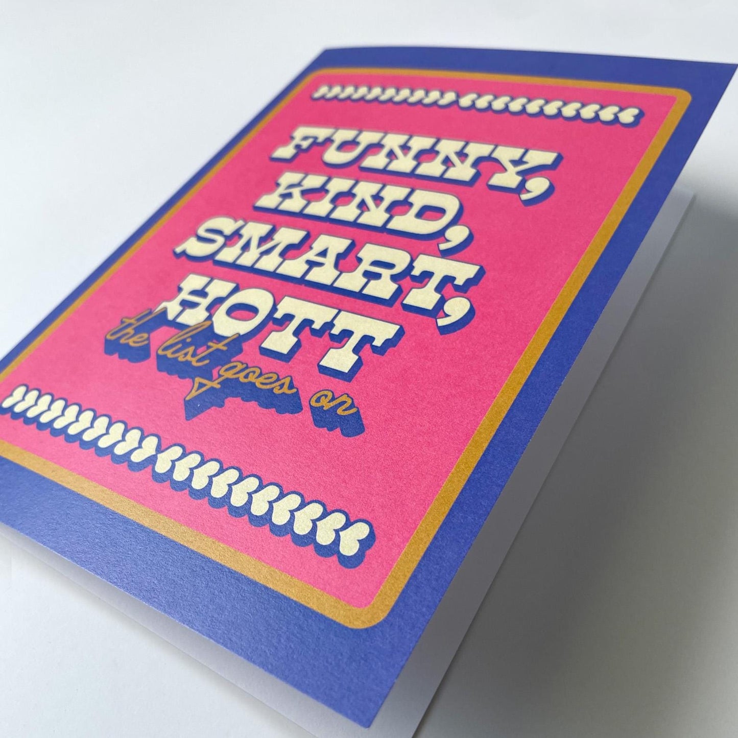 List of Compliments Greeting Card