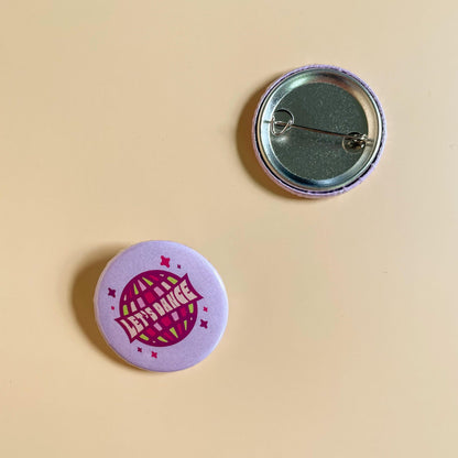 Let's Dance Disco Ball Pin