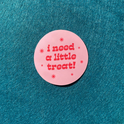Pink Little Treat Sticker