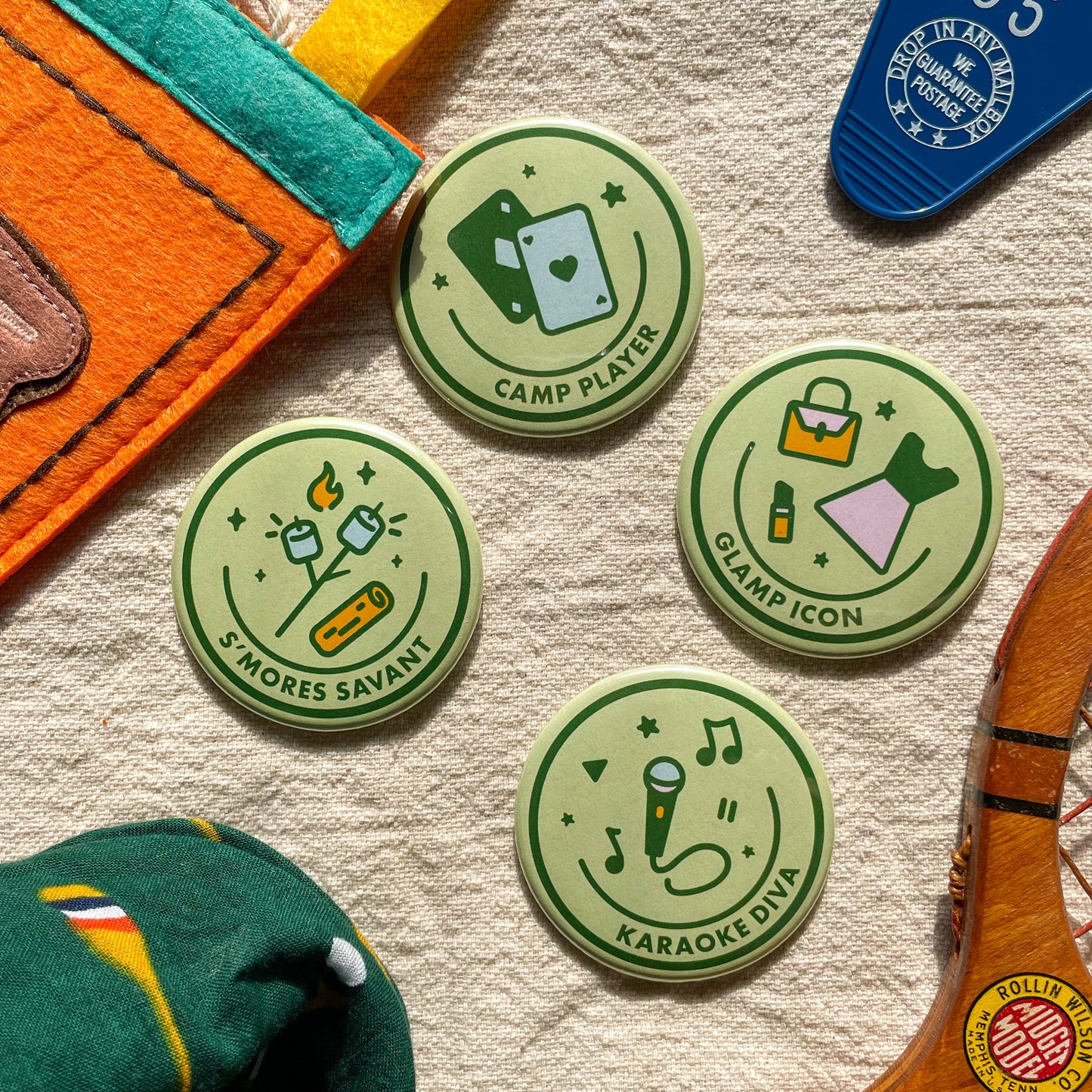 Camping Bachelorette Merit Badges