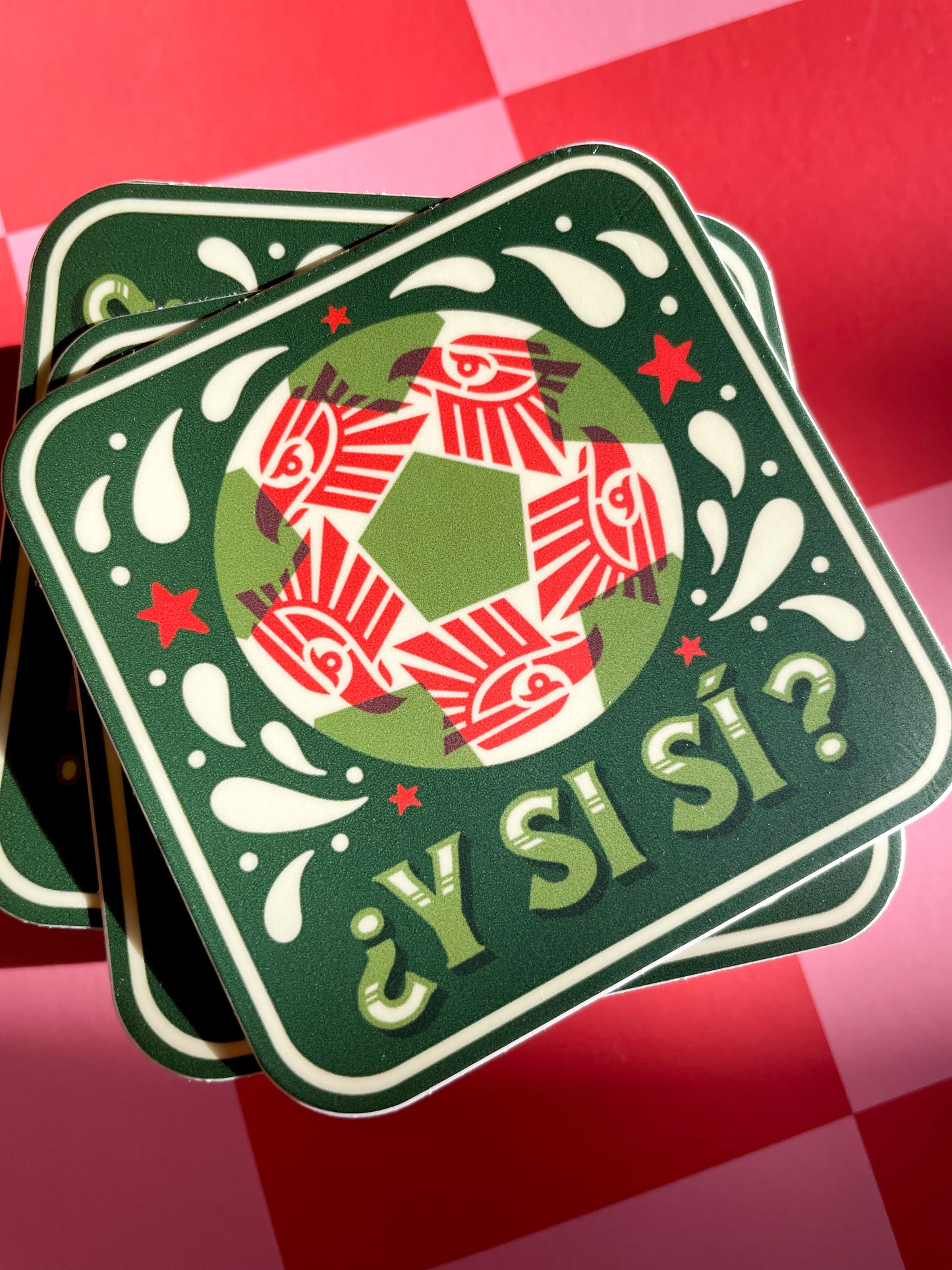 ¿Y Si Sí? Square Matte Sticker