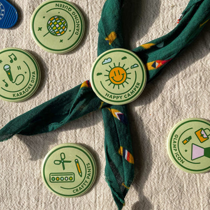 Camping Bachelorette Merit Badges