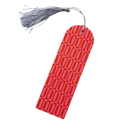 Mod Checkered Acrylic Bookmark