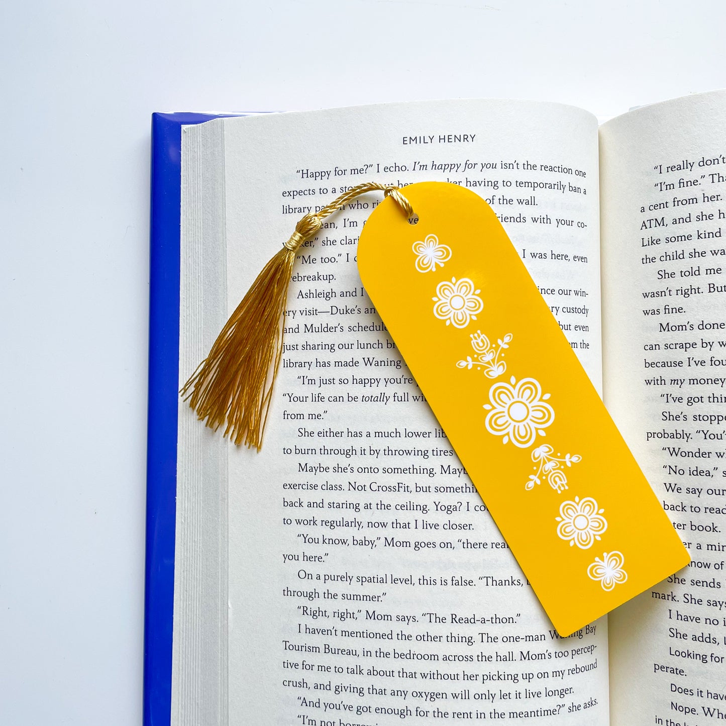 Golden Butterfly Acrylic Bookmark