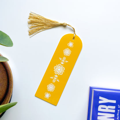 Golden Butterfly Acrylic Bookmark