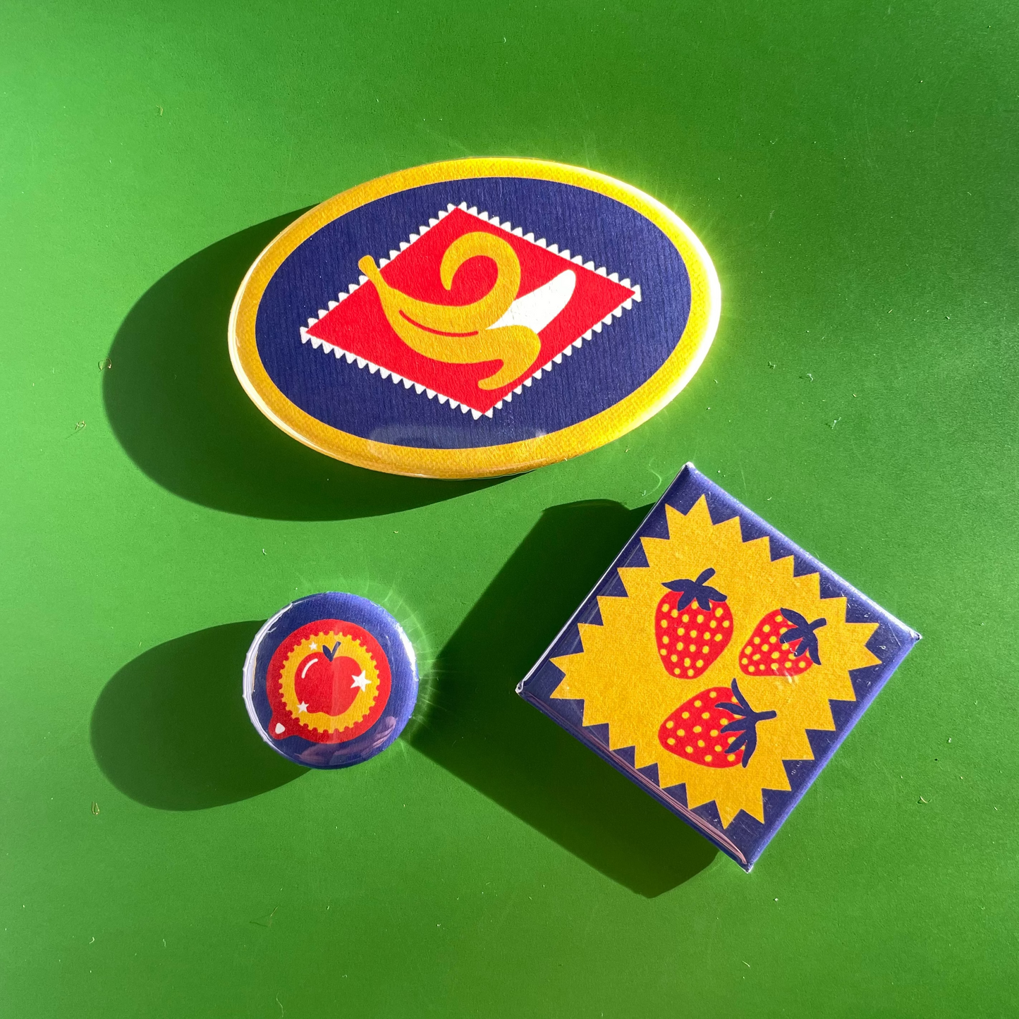 Fruit Stand Fridge Magnets