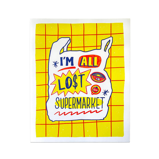 Lost In The Supermarket Print
