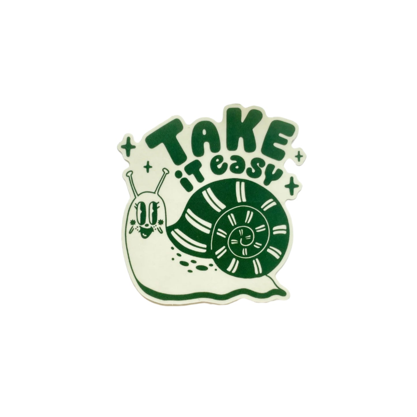 Take It Easy Snail Sticker