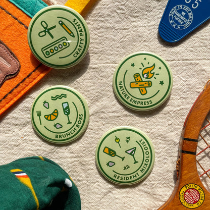 Camping Bachelorette Merit Badges