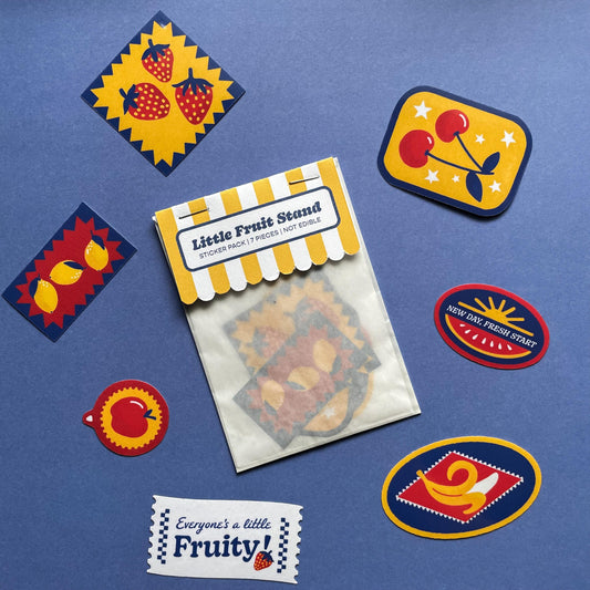 Fruit Stand Themed Deco Stickers