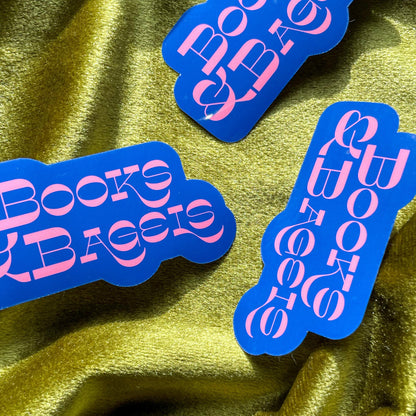Books and Bagels Sticker