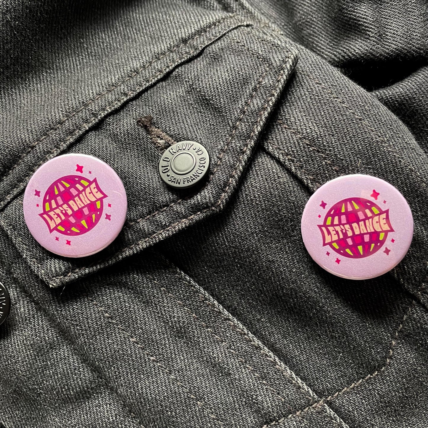 Let's Dance Disco Ball Pin