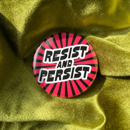 Resist and Persist Pin
