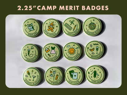 Camping Bachelorette Merit Badges