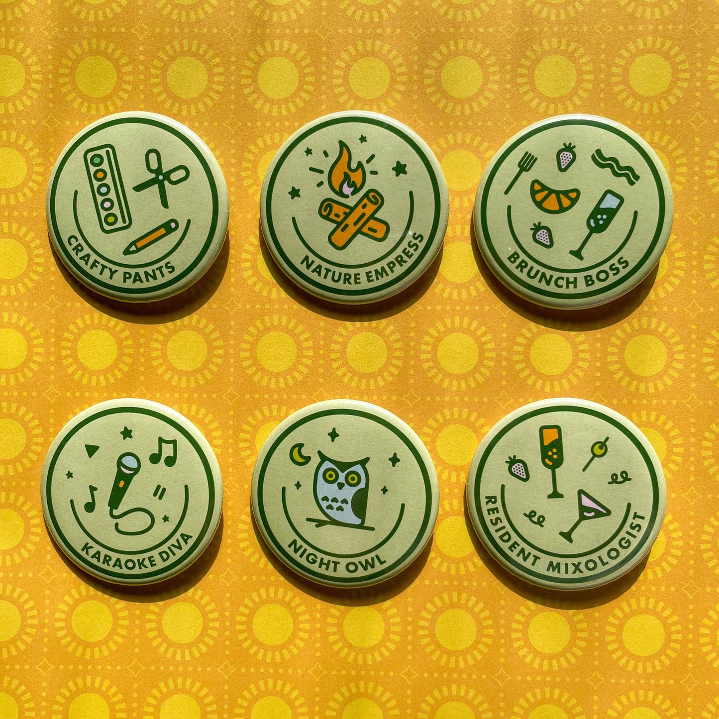 Camping Bachelorette Merit Badges
