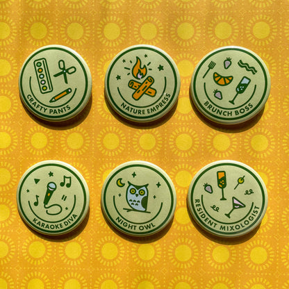 Camping Bachelorette Merit Badges